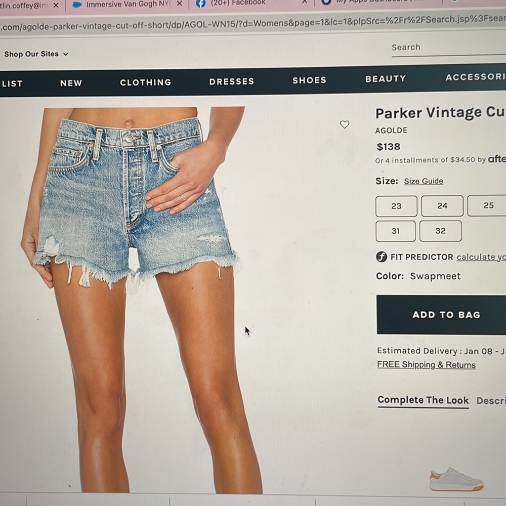 Agolde Parker Shorts